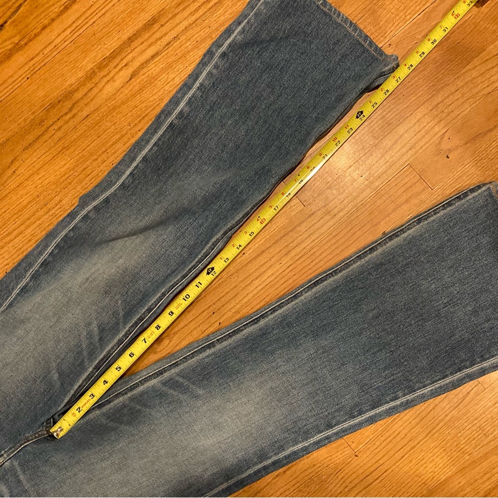 Vince Blue High-Rise Wide Leg Jeans - Picture 10 of 13